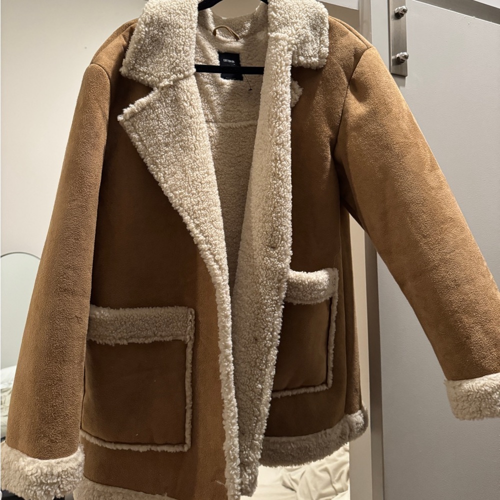 Cotton On Beige Sherpa Jacket